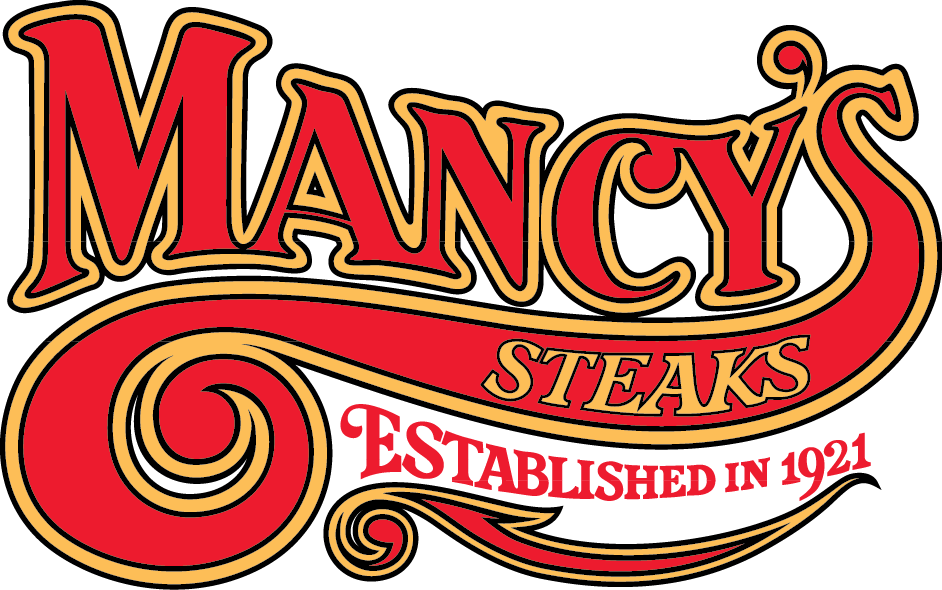 Mancy's Steaks logo.